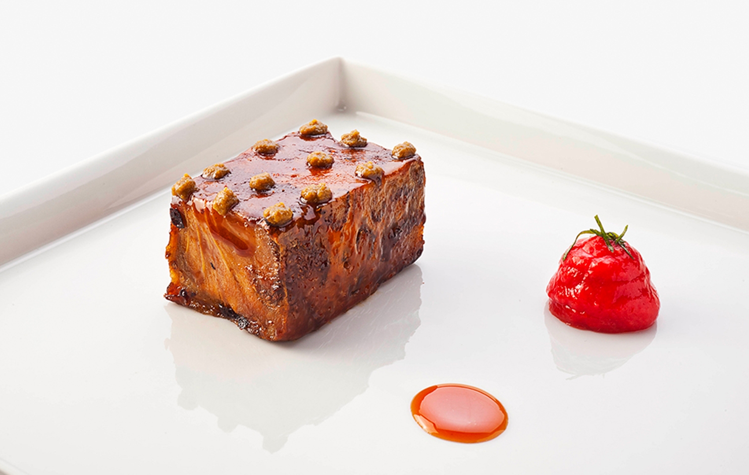 Glazed Eggplant | Niko Romito | Chef Recipes | Reporter Gourmet S.r.l.