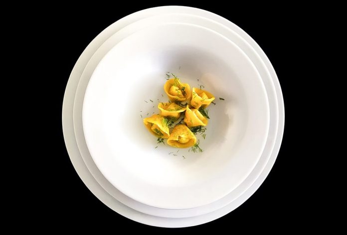 Tortelli butter and anchovies | Antonello Colonna | Chef Recipes | Reporter Gourmet S.r.l.