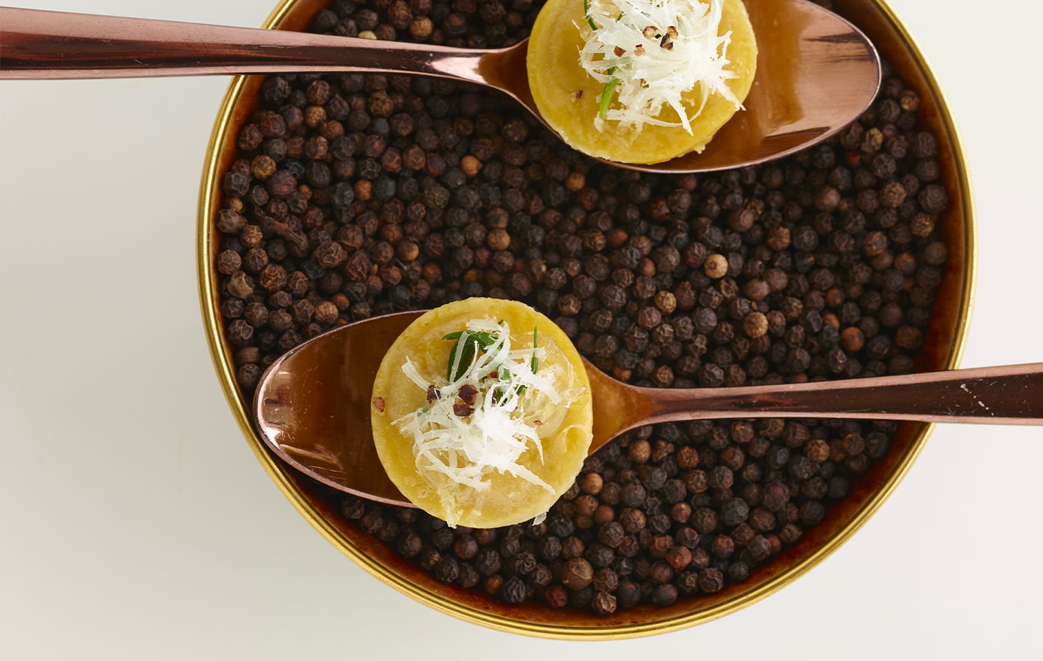 Cacio & Pepe Tortelli | Andrea Aprea | Chef Recipes | Reporter Gourmet S.r.l.