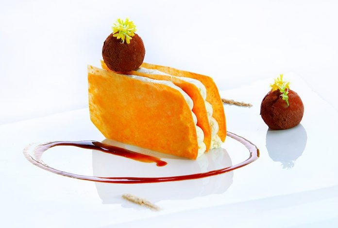 Potato Mille-feuille Stuffed with Cheese, Honey, Herbs and Spices | Terry Giacomello | Chef Recipes 