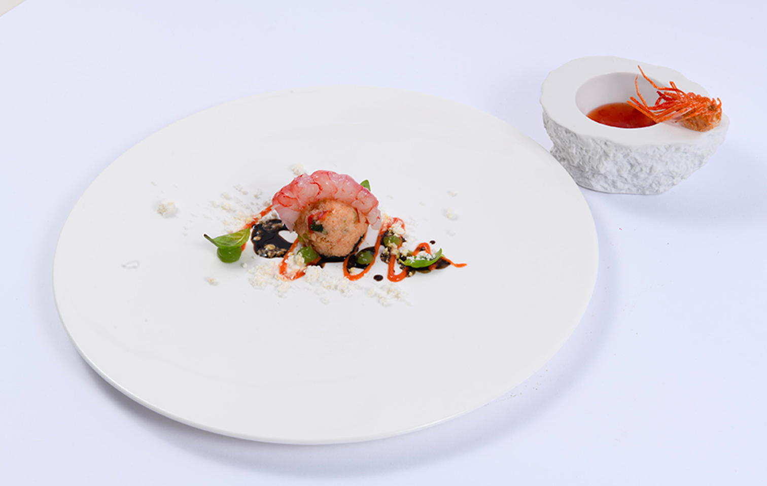 Acquasale with purple shrimp | Angelo Sabatelli | Chef Recipes | Reporter Gourmet S.r.l.