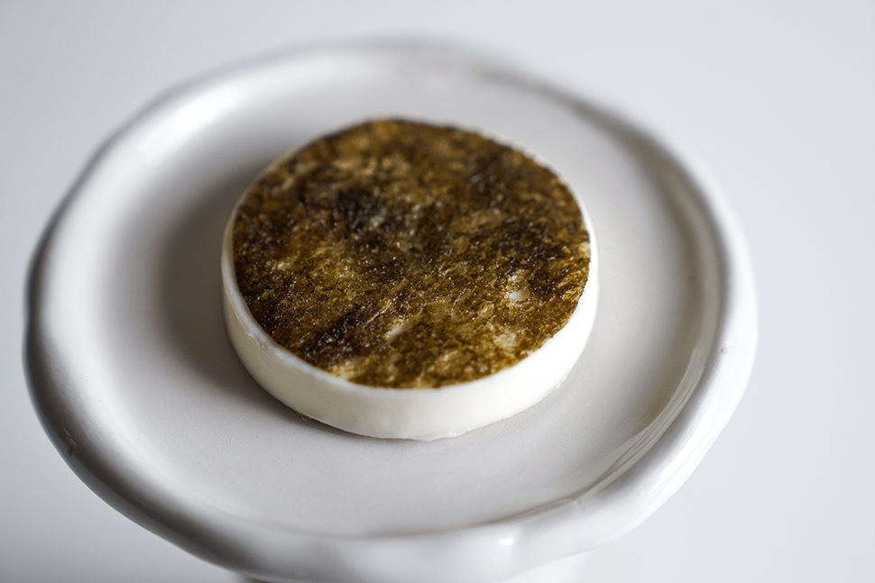 Cooked ricotta scante, urchins | Isabella Potì | Chef Recipes | Reporter Gourmet S.r.l.