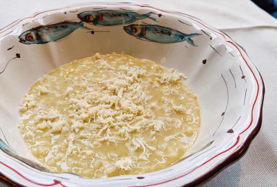 Eel risotto | Francesco Vincenzi | Chef Recipes | Reporter Gourmet S.r.l.