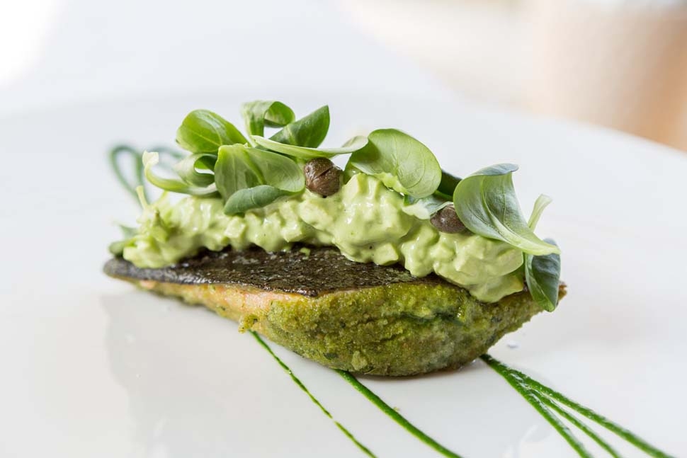 Trout Milanese with Green Apple Olivier Salad | Isa Mazzocchi | Chef Recipes | Reporter Gourmet S.r.