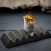 Simon Rogan fig leaf beetroot