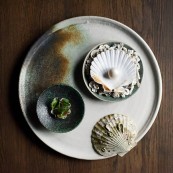 2 Poul Andrias Ziska scallops with beach hearbs and seaweed