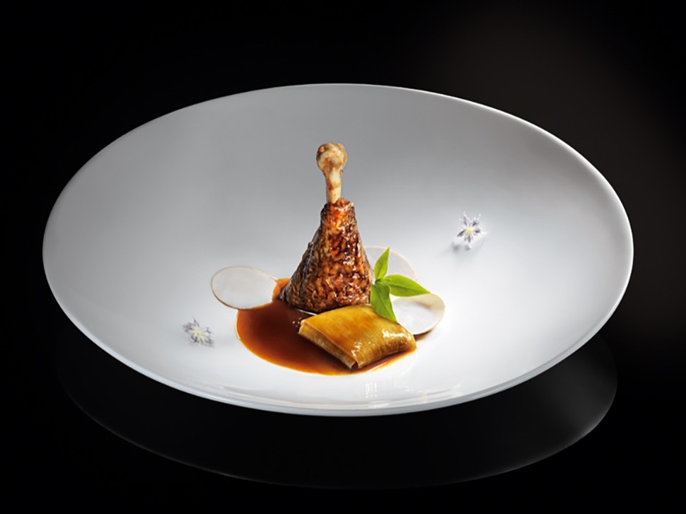 24 Alex Atala Guineafowl with Herb Ravioli