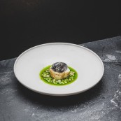 10 Bjorn Frantzen monkfish dish with razor clam and spring ragu smoked butter preserved black truffle