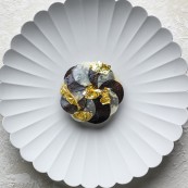 21 Bjorn Frantzen Celeriac preserved truffle argan oil nutmeg Swedish maple syrup