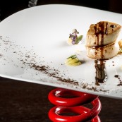 23 Massimo VigliettiCAPPASANTA FOIE GRAS FRESCO DANATRA SPADELLATO RIDUZIONE DI CAFFe