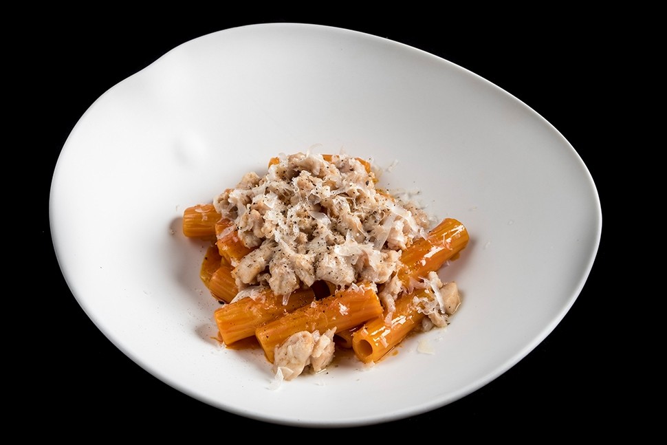 18 Valeria Piccini Rigatoni con peperoni coniglio e Formaggio di pecora