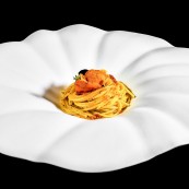 14 Alessandro Frau Spaghetto Verrigni con ricci di mare del golfo di Cagliari e bottarga di Cabras