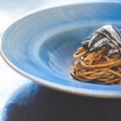 6 Basileo spaghetto con alici marinate Ohibo Ristorante