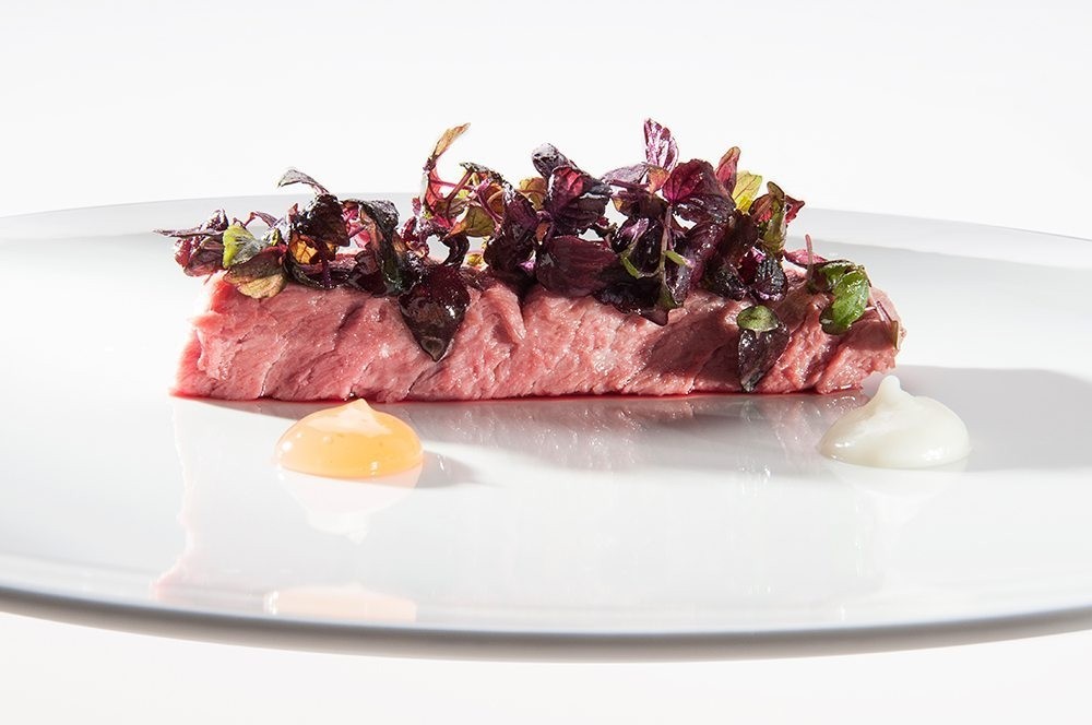 20 Niko Romito foto Brambilla Serrani Agnello aglio e pompelmo rosa