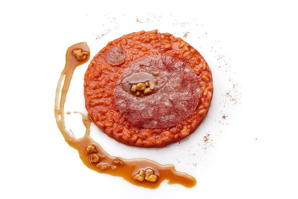 8 Pasquale Laera foto Lefotodimarzo Risotto allo Zafran peperone Crusco salsa midollo di bue