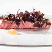 20 Niko Romito foto Brambilla Serrani Agnello aglio e pompelmo rosa