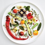 7 Alain Passard foto Michael Graydon Nikole Herriott Ratatouille aux legumes grilles