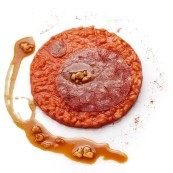 8 Pasquale Laera foto Lefotodimarzo Risotto allo Zafran peperone Crusco salsa midollo di bue