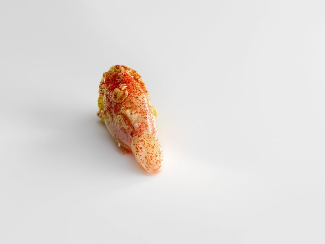 24 Andoni Luis Aduriz cuore di lattuga con un tocco di chorizo Jose Luis Lopez de Zubiria Mugaritz