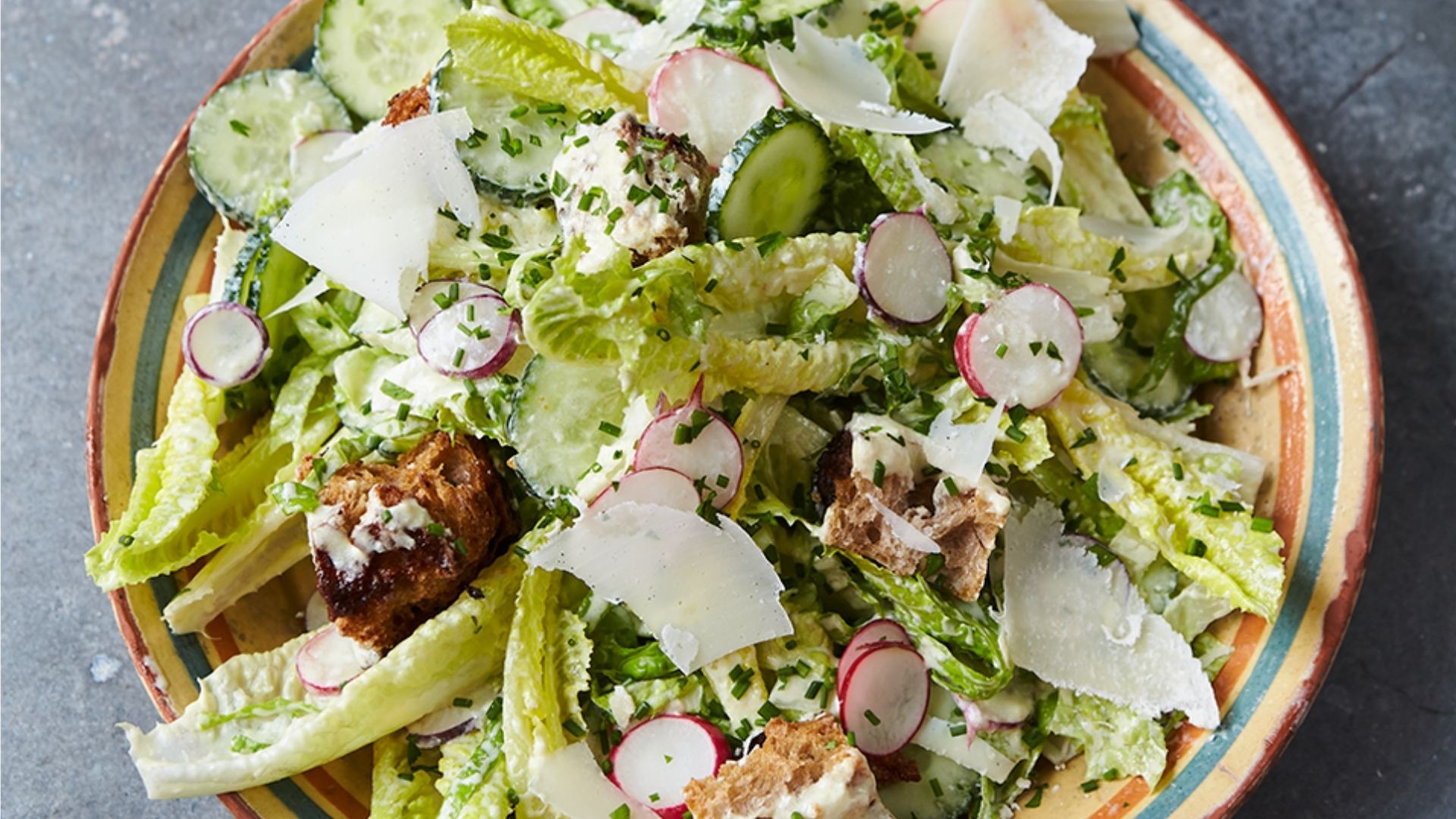 Slideshow caesar salad oliver