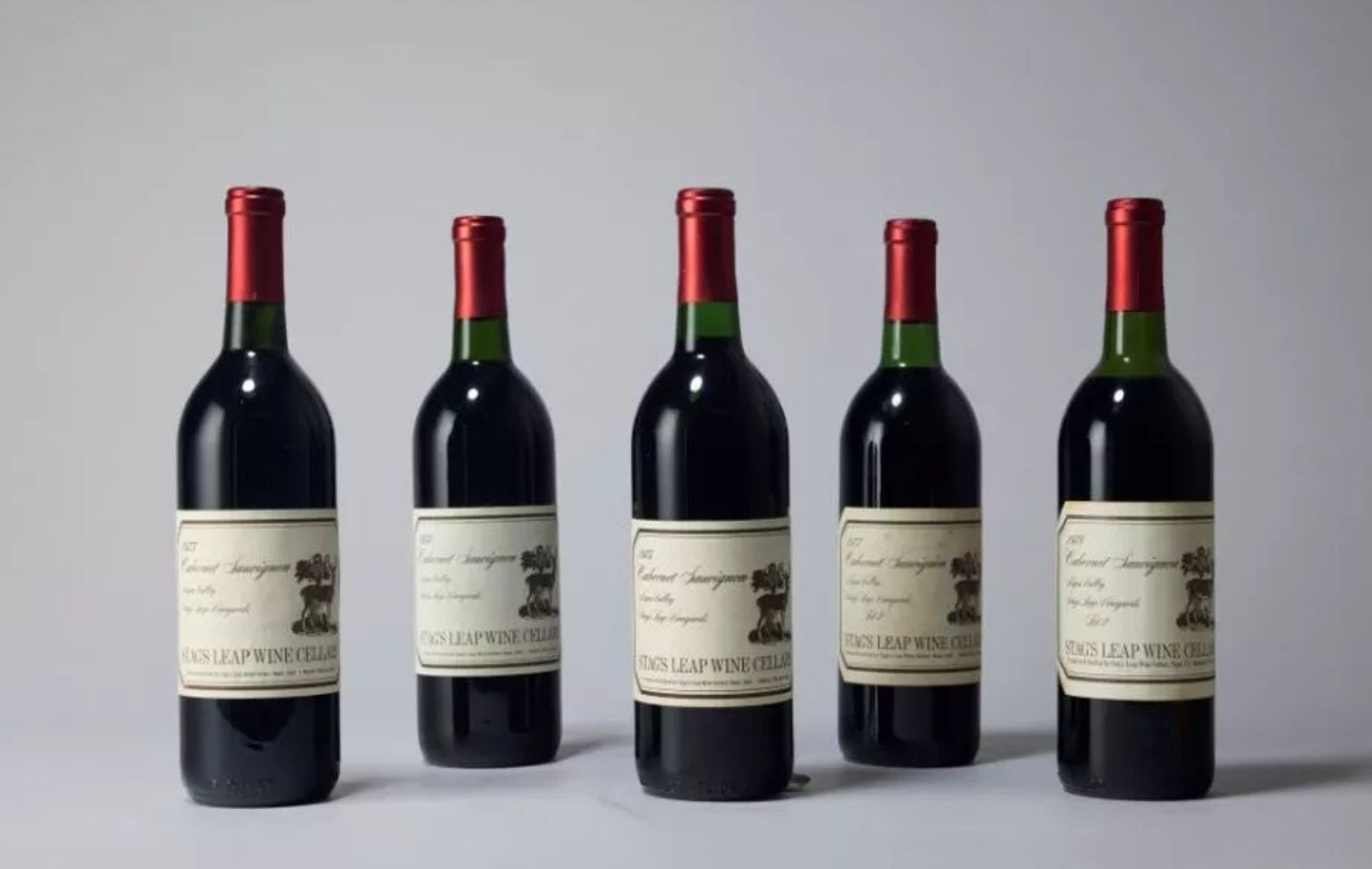 copertina Cabernet Sauvignon SLV del 1973 firmata Stags Leap Wine Cellars