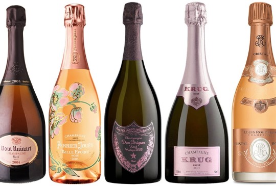 champagne capodanno rose